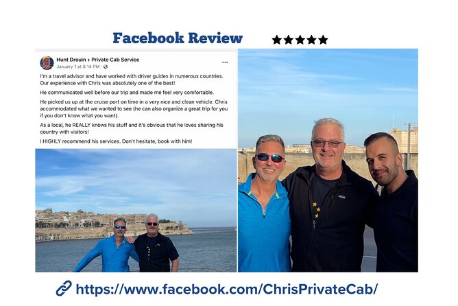 Malta Private Full-Day Customizable Tour - Price and value for a group of up to 4