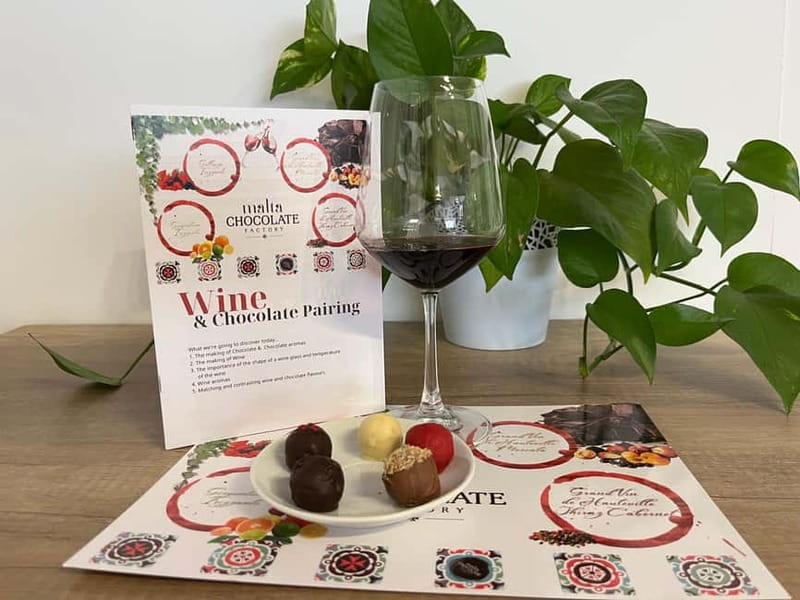 Malta: Wine and Chocolate Pairing Experience - Malta Chocolate Factory near Bugibba Square: where you start