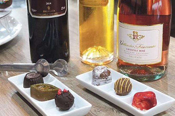 Maltese Wine & Chocolate Pairing - Four Maltese wines you’ll taste: Gellewza, Girgentina, and sparkling rosé
