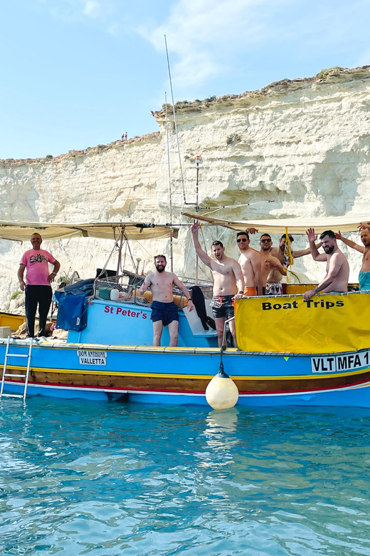 Marsaxlokk: Boat Trip to St Peter’s Pool - Kalanka Bay, Hofriet, and Pretty Bay: Coastal Variety in a Single Hour