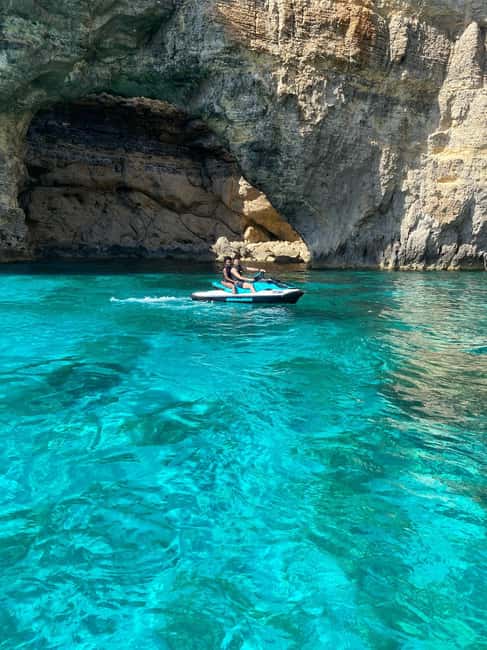 Mellieha: Comino and Blue Lagoon Jet Ski Safari Tour at 3 PM - Passing Lovers Cave and hidden spots: why the route feels special