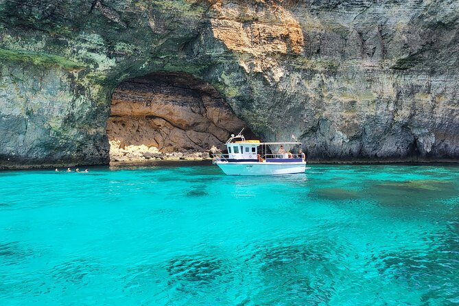 Mellieha: Gozo, Comino, Sea Caves, and Blue Lagoon Cruise - Weather can change everything on this sea-cave route