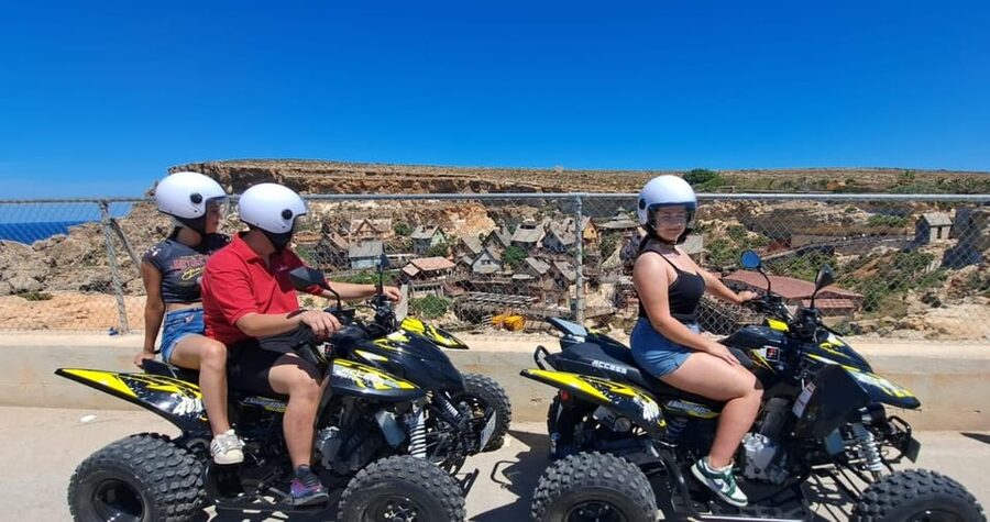 North Malta: Quad Bike Tour with Scenic Land, Sea & Swimming - Mellieha Village Centre Finish: A Human-Scale Ending