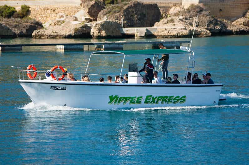 Private Boat Charter - Comino/Parts of Gozo - Comino crystal lagoon and photo stop: seeing the color up close