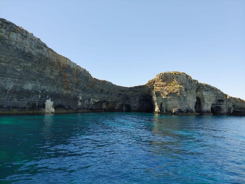 Private Boat Charter - Comino/Parts of Gozo - Comino Caves: dramatic rock shapes from the boat