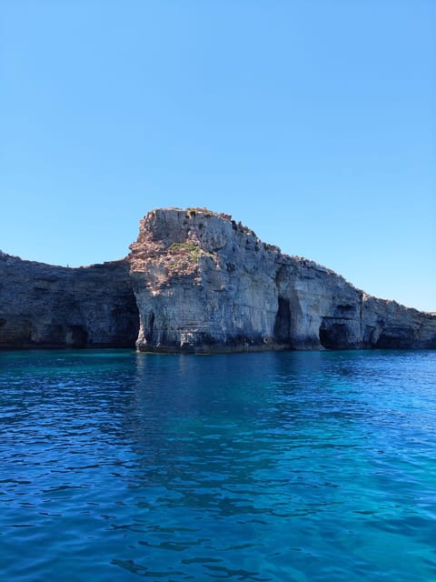 Private Boat Charter - Comino/Parts of Gozo - Gebla tal-Ħalfa: a deserted limestone rock stop for quiet time