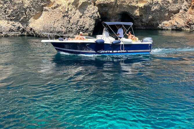 Private Boat Charter: Gozo, Comino, Blue Lagoon, Crysral Lagoon - Blue Lagoon: a crowd-avoiding swim window