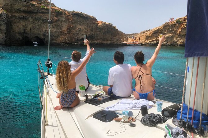 Private Boat Charter to Comino Blue Lagoon - Meeting at Ta’ Xbiex and getting onto the water at 9:00am