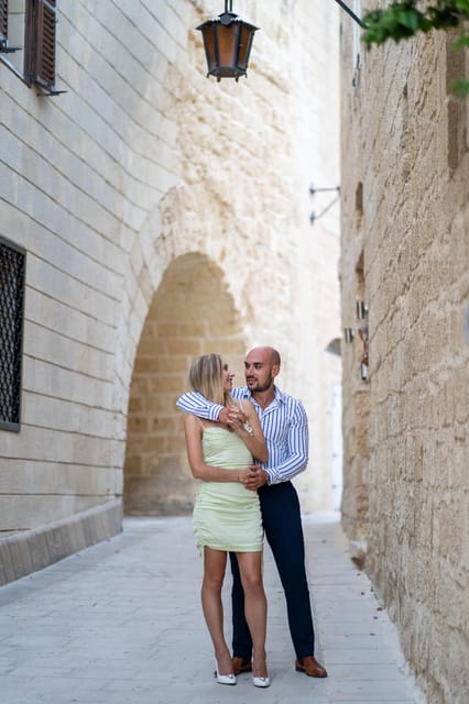 Private Couples Photoshoot in Malta - The best time to shoot in Malta (morning, afternoon, or evening)
