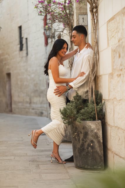 Private Couples Photoshoot in Malta - Price and value: $171 per group up to 10 for a private couple moment