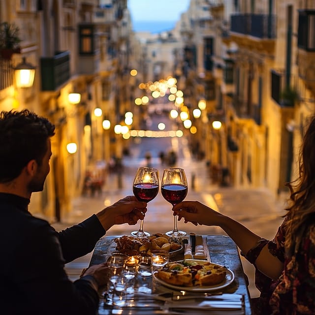 Romantic Italian Cuisine Dinner in Valletta - The Tasting Menu: From Starter Choice to Dessert and Limoncello