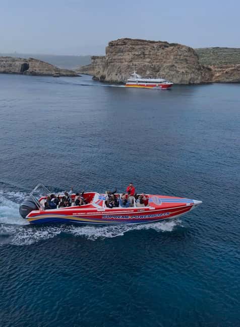 Sliema: Comino Blue Lagoon Powerboat Tour with Comino Caves - Blue Lagoon visit: your 4 hours, your crowd reality