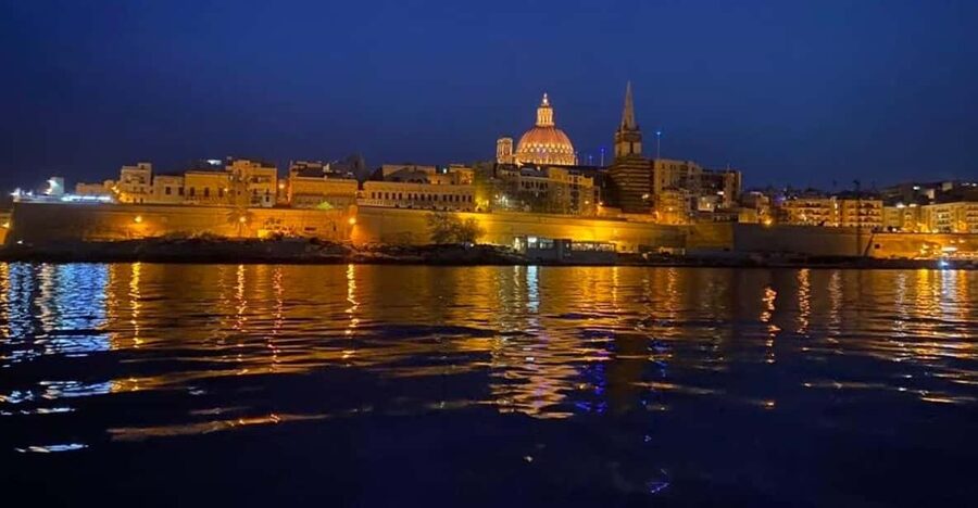 Sliema: Special Night Harbour Cruise - The outer harbour stretch: Marsa, Paola, Kalkara, and Rinella