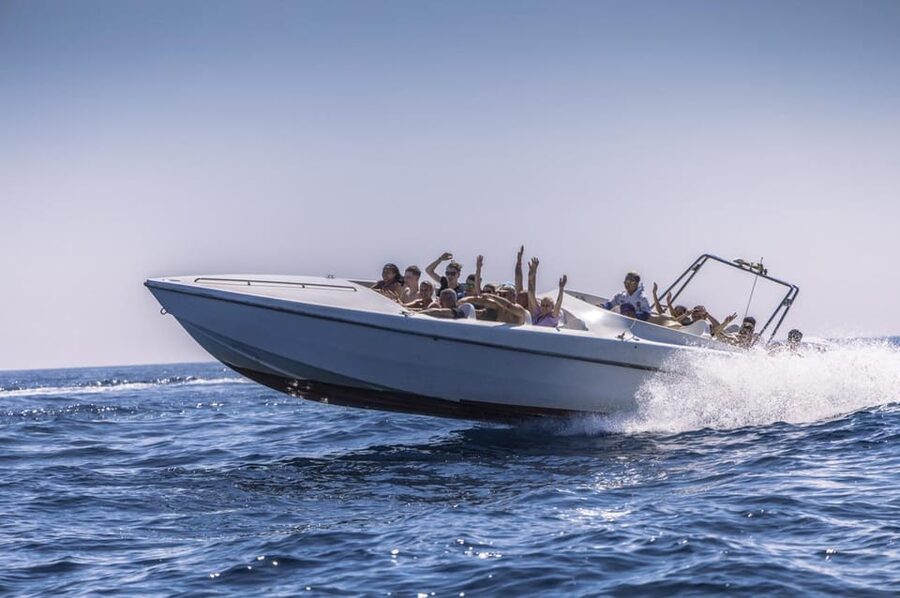 St Julian's: Powerboat Comino Blue Lagoon - St Maria’s Caves: The Stop That Makes the Trip Feel Complete