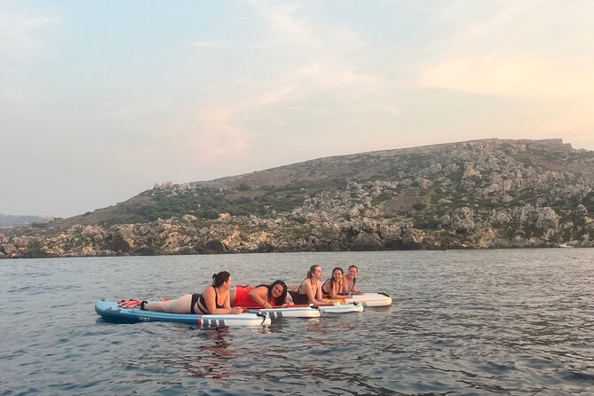 SUP Sunset Paddling to Ta Marija Caves - Cave entrance time: photos, pacing, and not rushing
