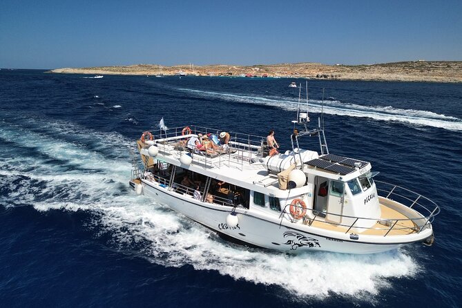 Three Bay Cruise Including Blue Lagoon from Mellieha - Ħalfa Rock Bay on Gozo: a quieter cove with a pebbly beach