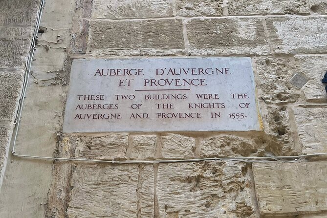 Three cities walking tour incl. entrance to Inquisitor's palace - Auberge d’Angleterre area: Knights in the neighbourhood