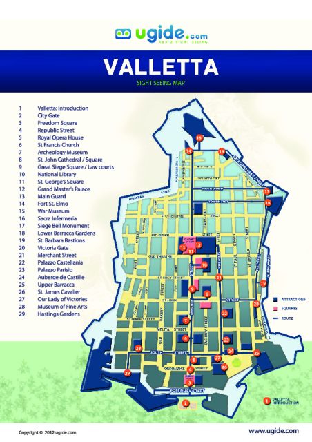 Valletta: Self-Guided Audio Tour, Map and Directions - Key things I’d notice first